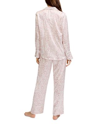 Silk Key To My Heart Long Pajama Set