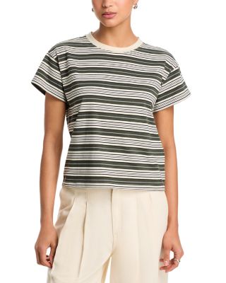 Kelly Stripe Boxy Jersey Tee - Exclusive 