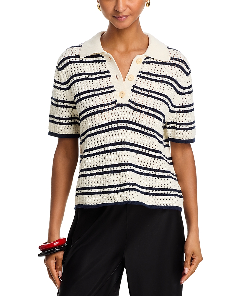 Velvet by Graham & Spencer Lumae Polo Sweater
