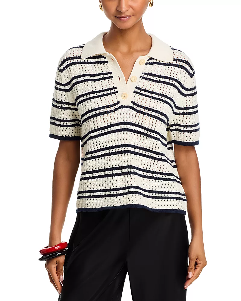 Velvet by Graham & Spencer Lumae Polo Sweater
