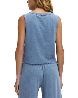 Sloane V Neck Denim Tank