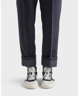 Men's Speedrock Patent Leather and Mesh Fabric Sneakers