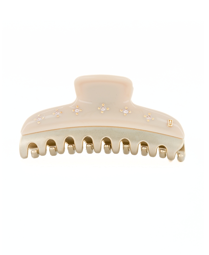 Alexandre de Paris Soleil Levant Large Vendome Crystals Hair Claw Clip