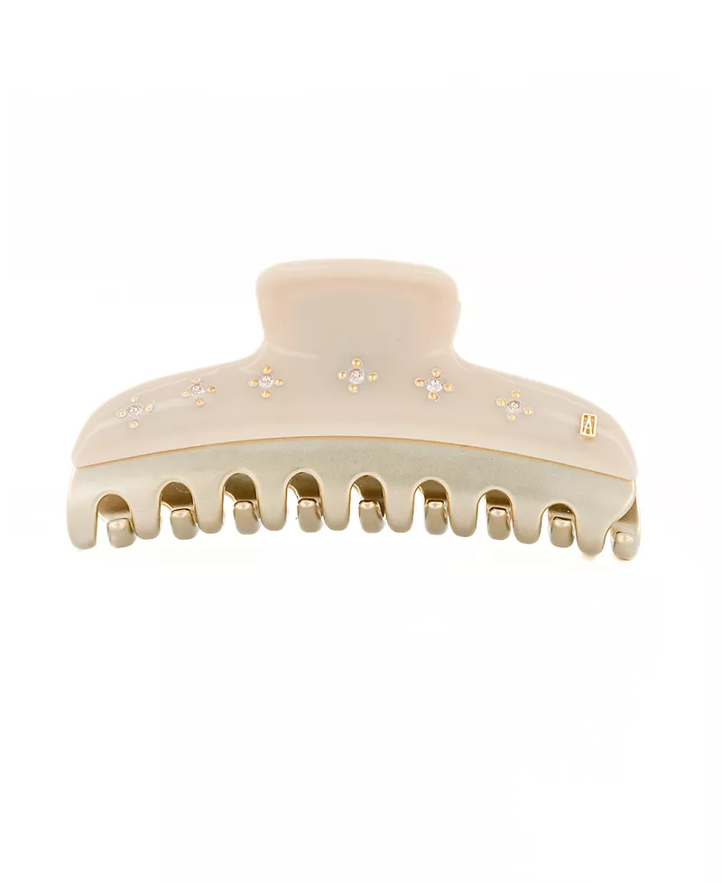 Alexandre de Paris Soleil Levant Large Vendome Crystals Hair Claw Clip