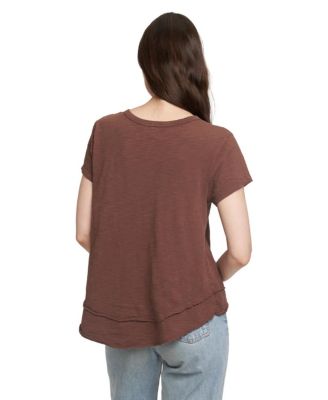 Short Sleeve Mock Layer Tee