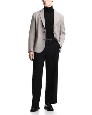Regular Fit Waffle Effect Blazer