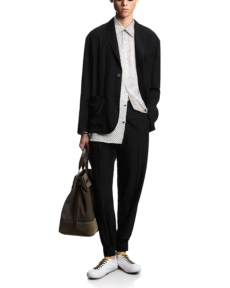 Emporio Armani Regular Fit Black Beauty Trousers