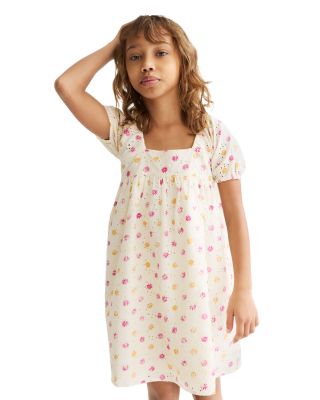 Girls' Printed Embroidered Dress - Little Kid, Big Kid