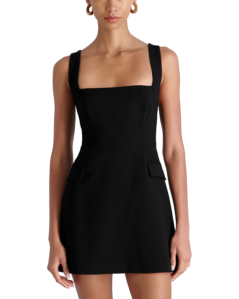 French Connection Whisper Cross Back Halter Mini Dress