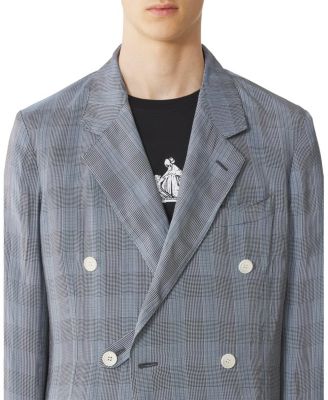 Double-Breasted Jacket In Viscose