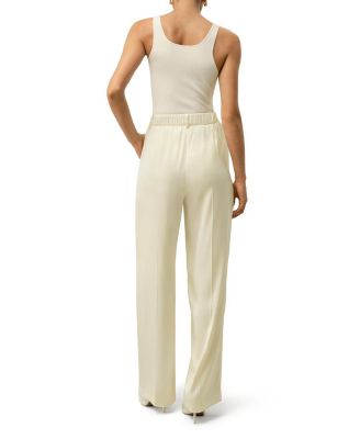  Double Faced Charmeuse Straight Leg Pant