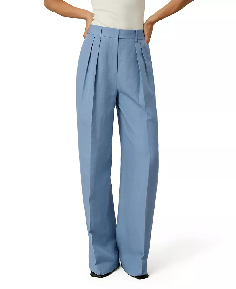 Lilysilk Silk Linen Wide Leg Pant
