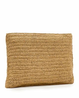 Bettina Raffia Clutch 