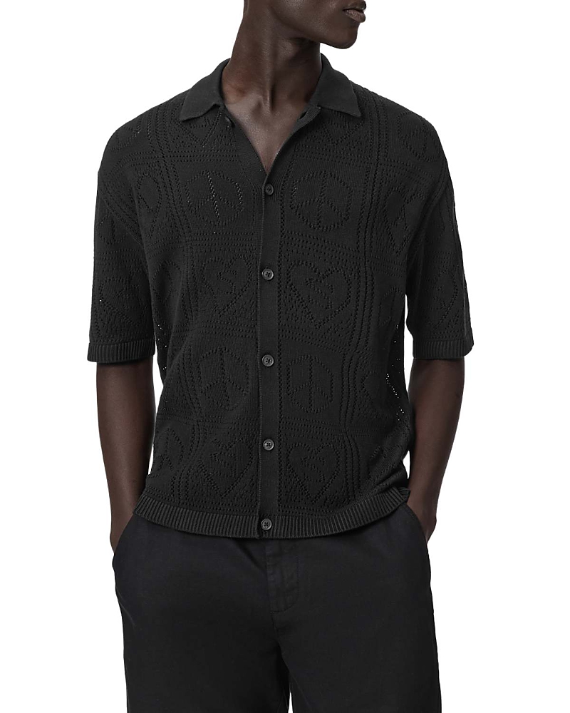 Allsaints Heart Peace Cardigan Shirt · S