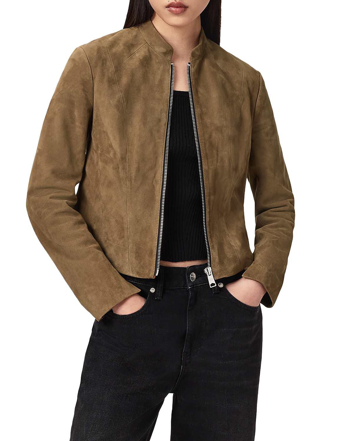 Allsaints Sadler Suede Jacket