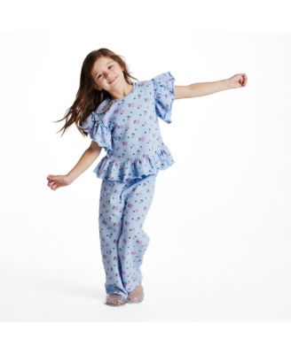  Girls' Knit Seersucker Top & Pant Set - Baby