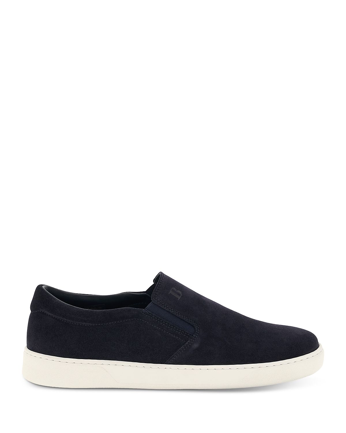Boggi Milano Men's Suede Leather Slip On Sneakers