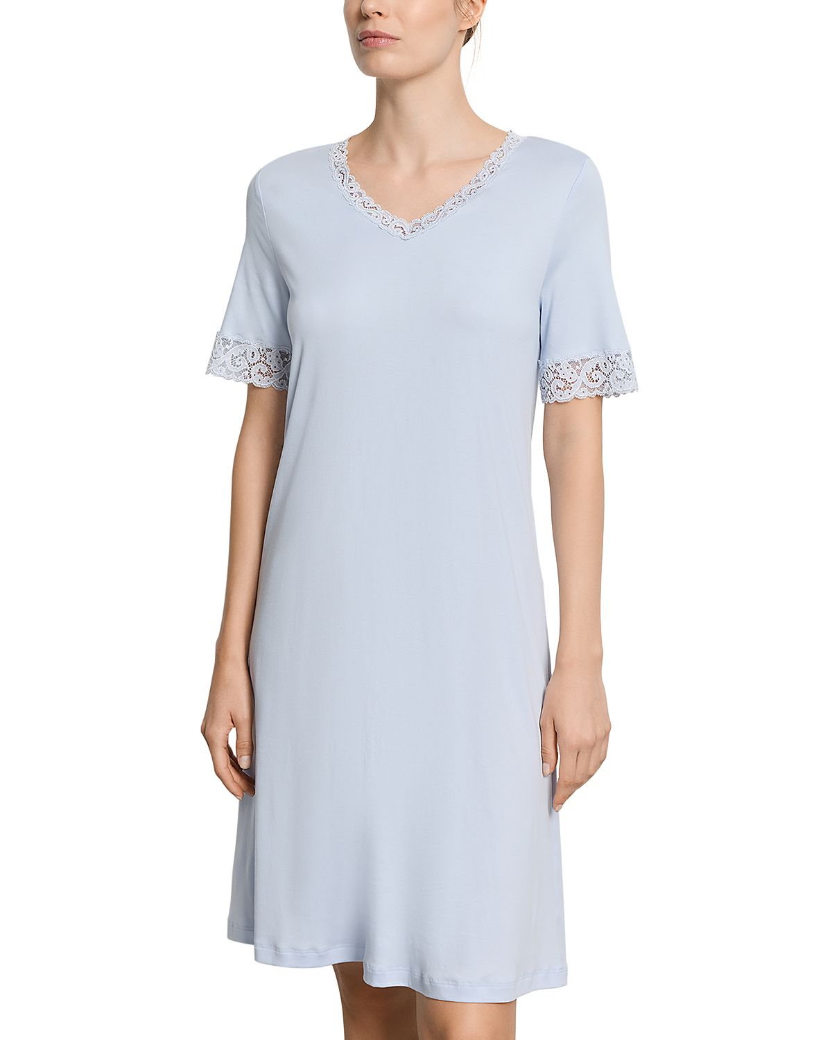 Hanro Moments Short Sleeve Nightgown
