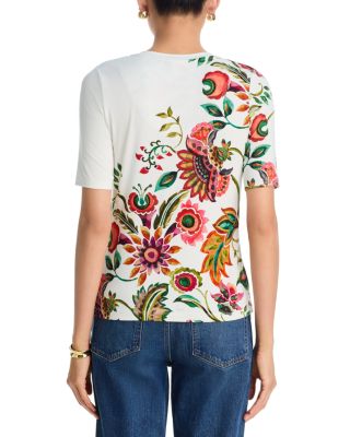 The Janie Favorite V Neck Elbow Sleeve Tee