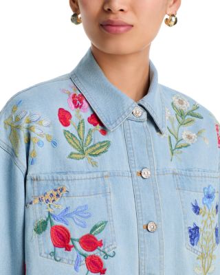 Beatrix Cropped Denim Jacket
