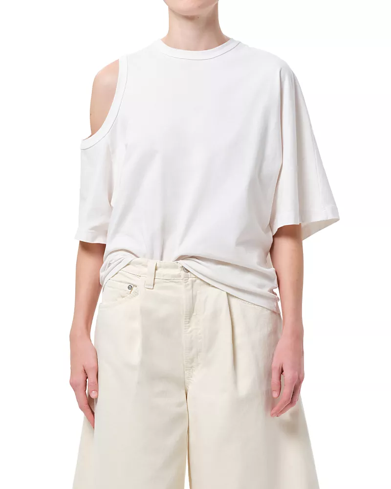 Agolde Shoulder Cut Out T Shirt