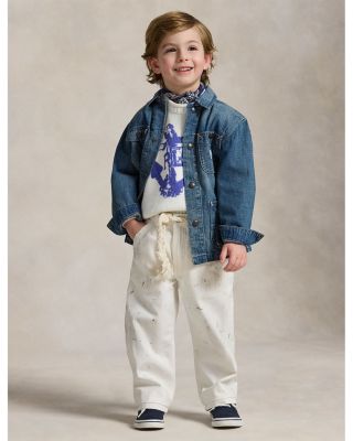 Boys' Denim Utility Jacket - Little Kid