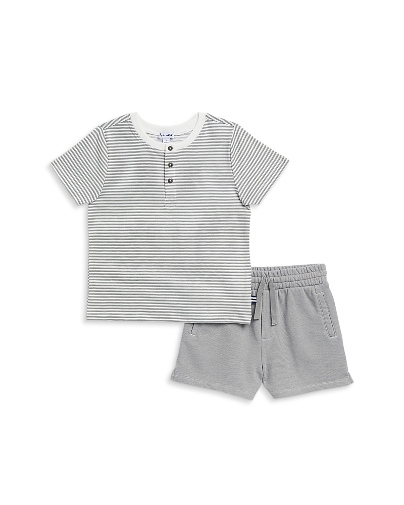 Splendid Boys' Poolside Striped Tee & Shorts Set - Little Kid