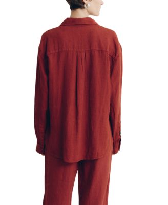  Cecile Oversized Linen Shirt