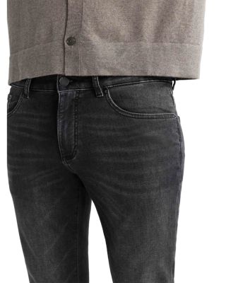 Nick Slim Fit Ultimate Knit Jeans in Washed Black Knit