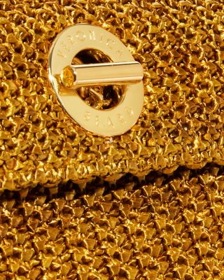 Anchor Raffia Effect Clutch