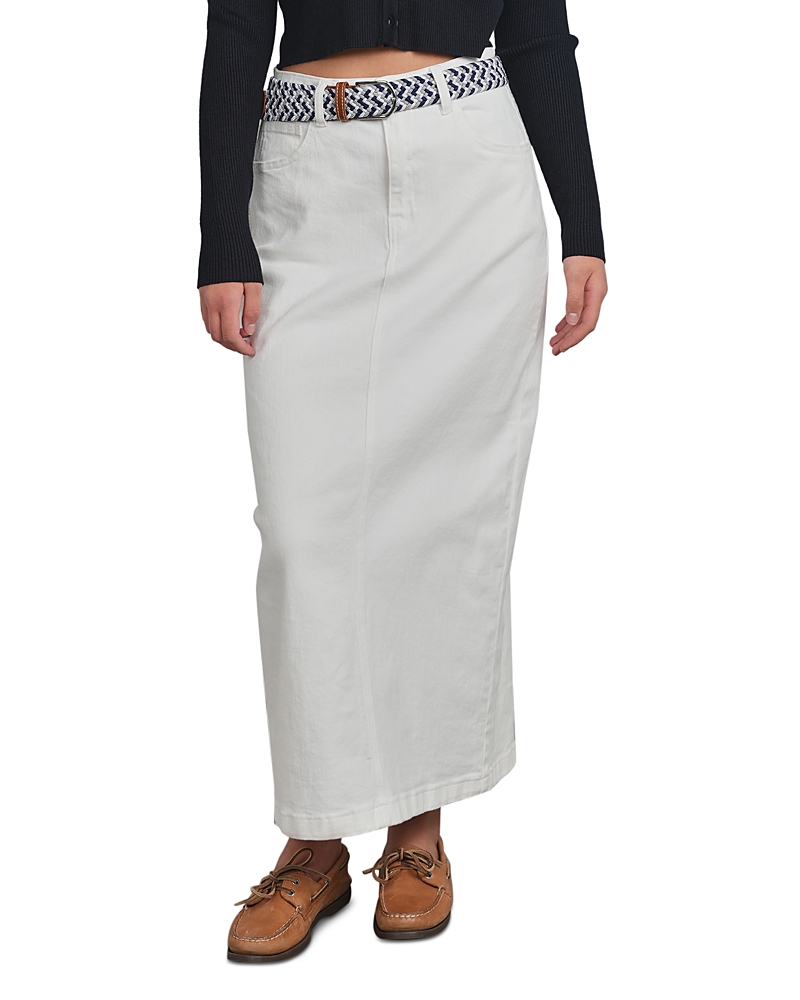 Point X Hd Denim Maxi Skirt