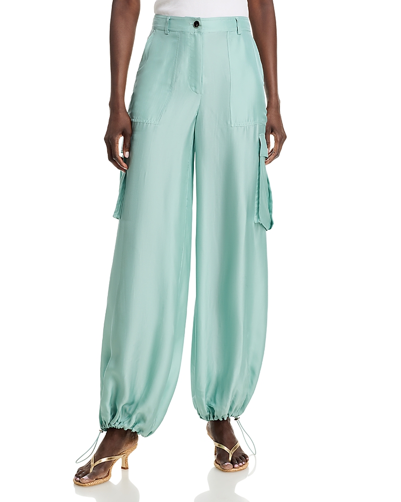 Toccin James Mid Rise Wide Leg Cargo Pants