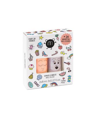  nail polishes and stickers set Crac 3-10 - Ages 5-7