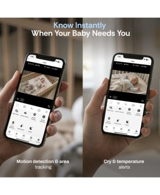 Luna 2K Wi-Fi Smart Baby Monitor with Night Vision