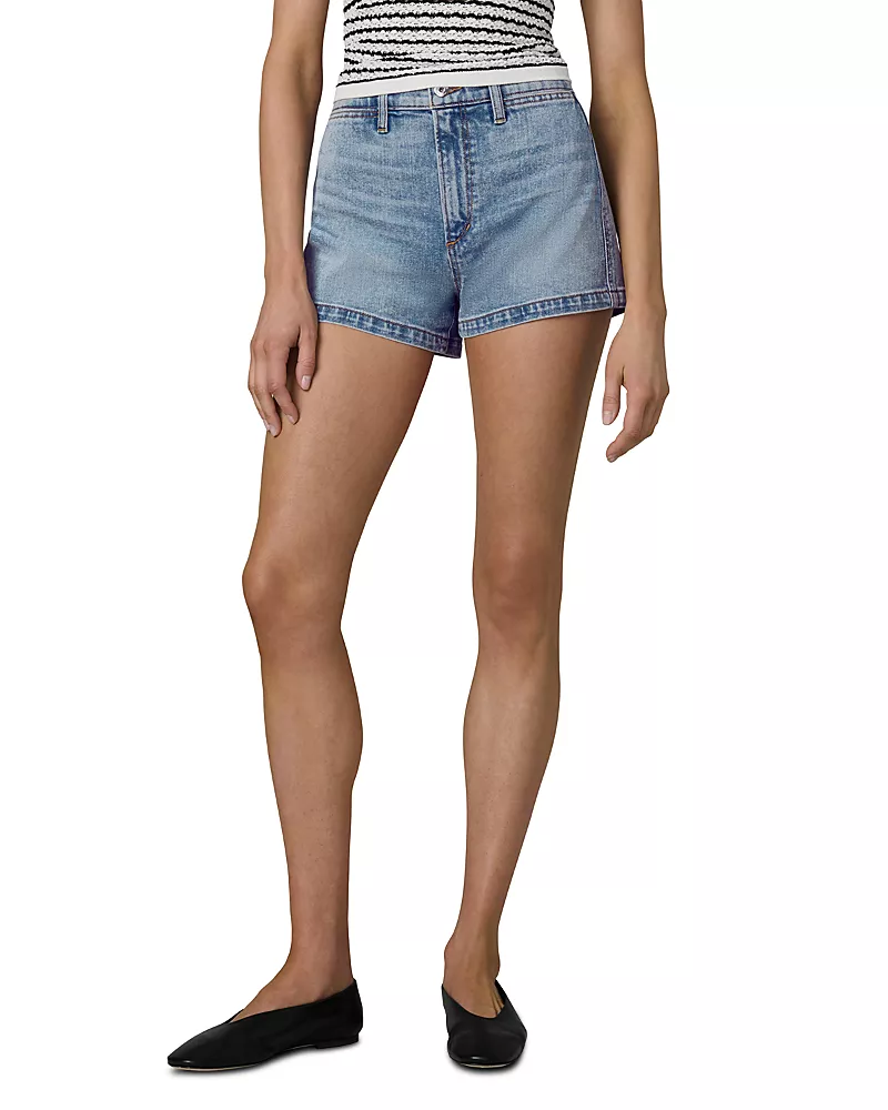 Joe's Jeans The A Line High Rise Jean Shorts in Vernal