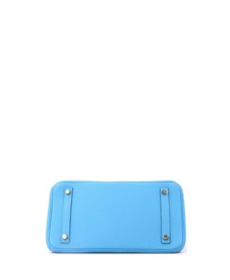 Birkin 30 Handbag Blue Togo with Gold Hardware