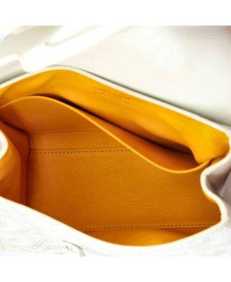  Mini Saigon Top Handle Bag Coated Canvas with Leather