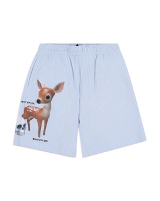 Wherever You Go 7" Deer Graphic Shorts
