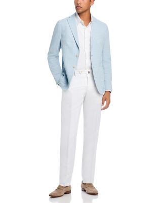 Cotton & Linen Jersey Slim Fit K-Jacket