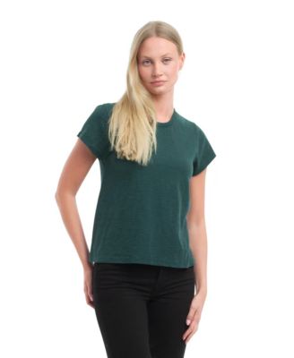  Short Sleeve Baby Fit Shrunken Crew Tee