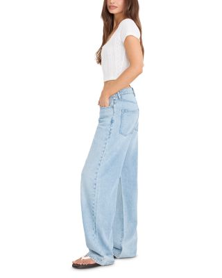Weightless High Rise Wide Leg Jeans in Indigo1250