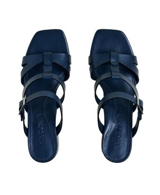  Women's Python Nappa Charlie Block Heel Sandal