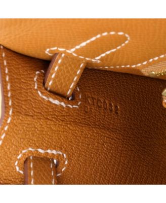 Kelly 25 Handbag Brown Epsom with Gold Hardware