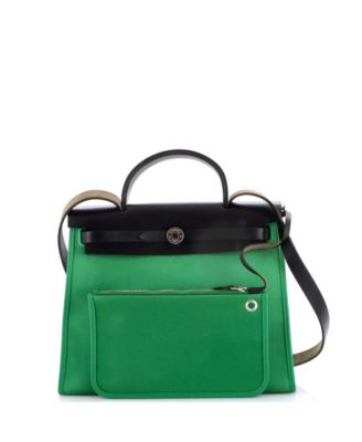 31 Herbag Zip Leather and Toile