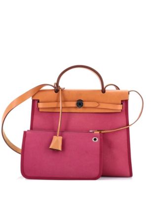 31 Herbag Zip Leather and Toile