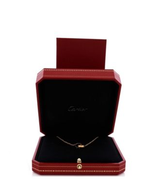  Love Interlocking Necklace 18K Gold, 17.25"