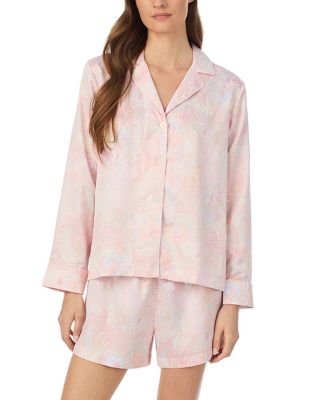 Cami Fashion Satin Ankle Pants Pajama Set