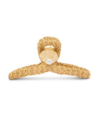 Raffia Shell Claw Clip