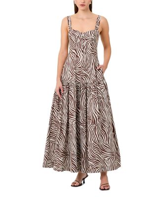 Valeria Sleeveless Easy Midi Dress