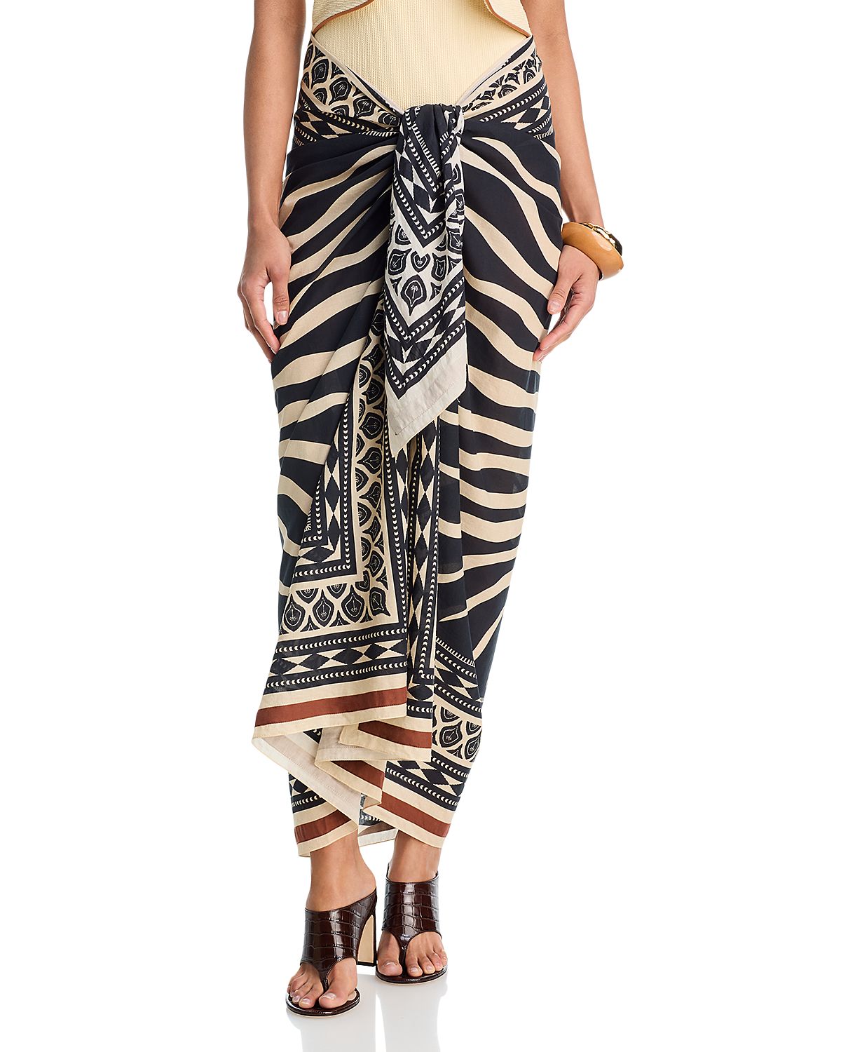 Johanna Ortiz Golden Horizon Pareo Swim Cover-Up